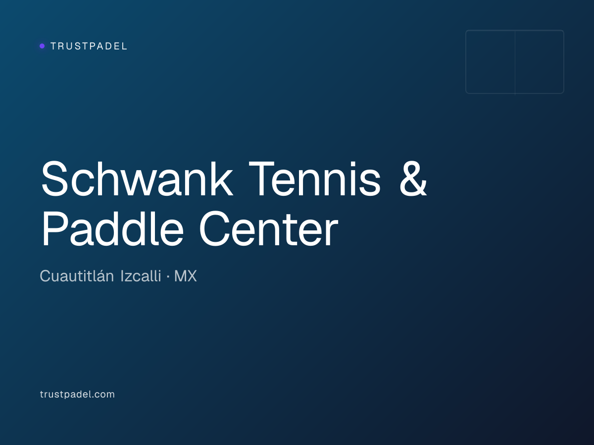 Schwank Tennis & Paddle Center padel club