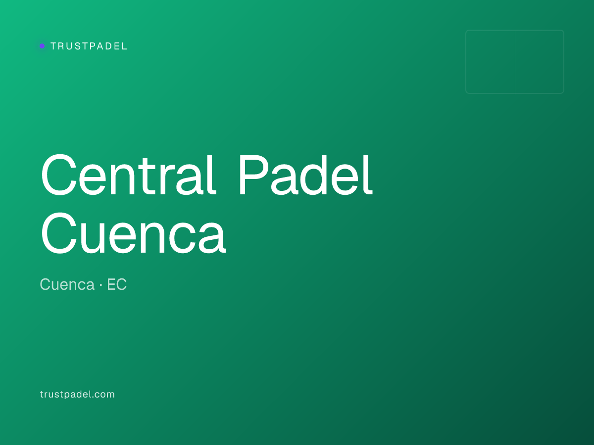 Central Padel Cuenca padel club