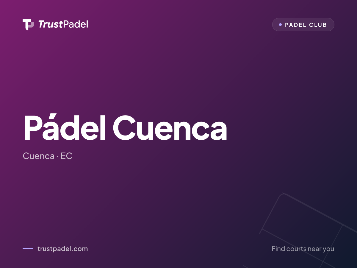 Pádel Cuenca padel club