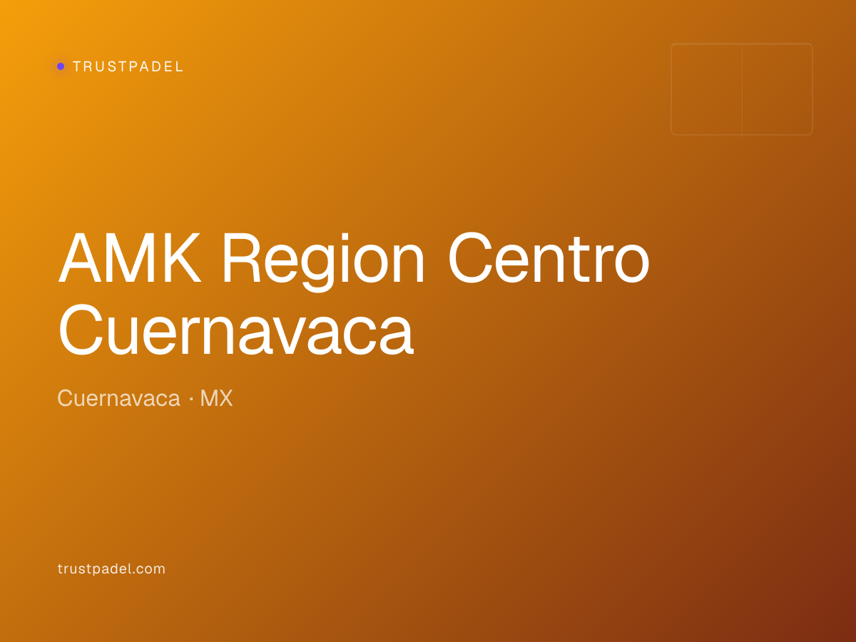 AMK Region Centro Cuernavaca padel club