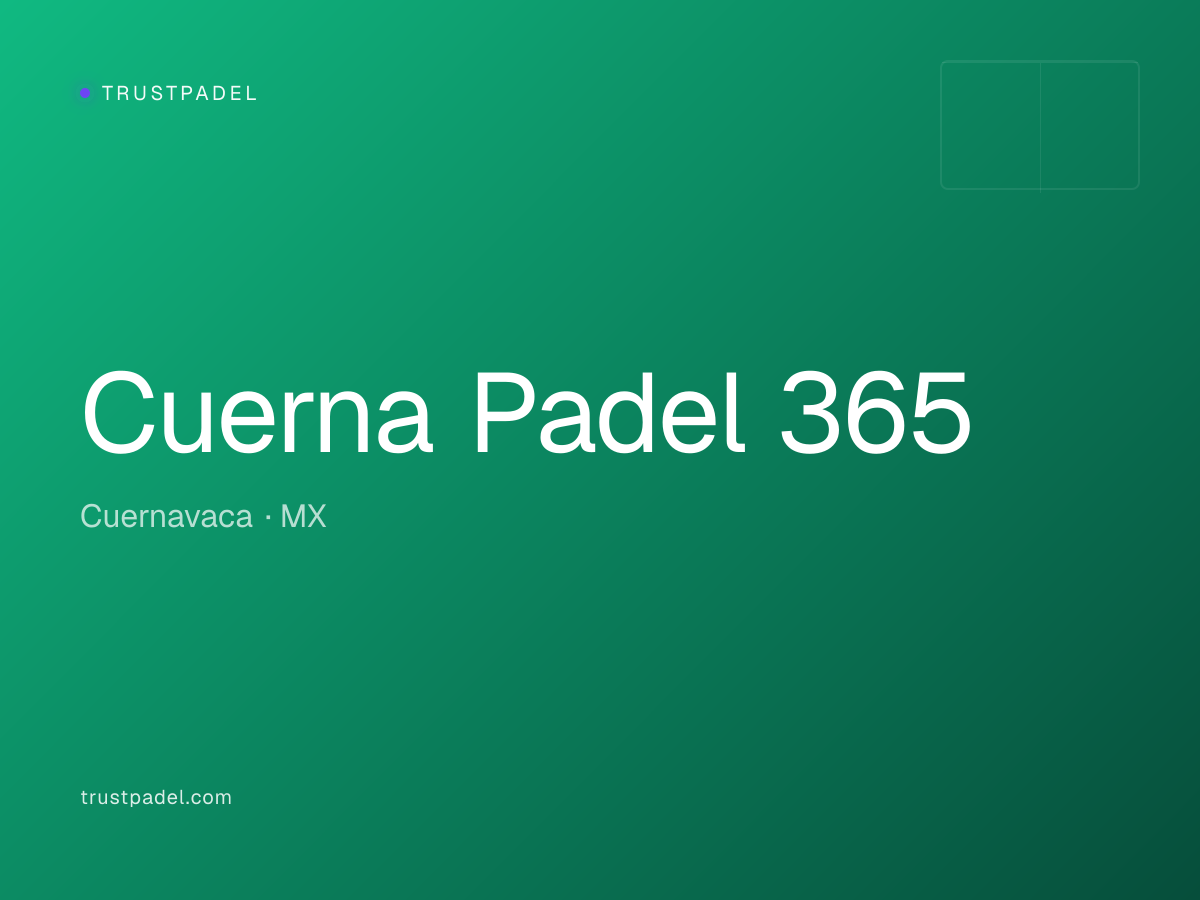 Cuerna Padel 365 padel club