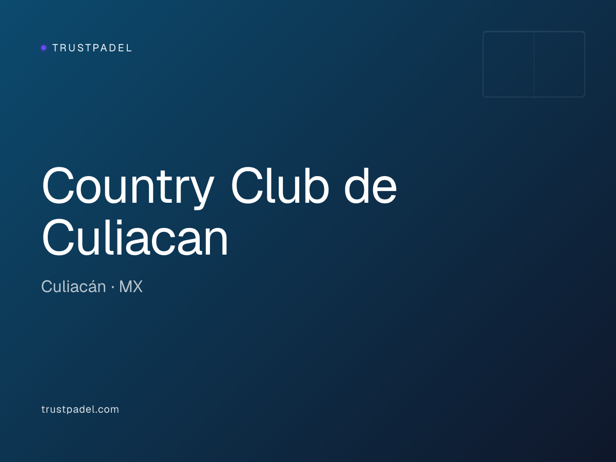 Country Club de Culiacan padel club