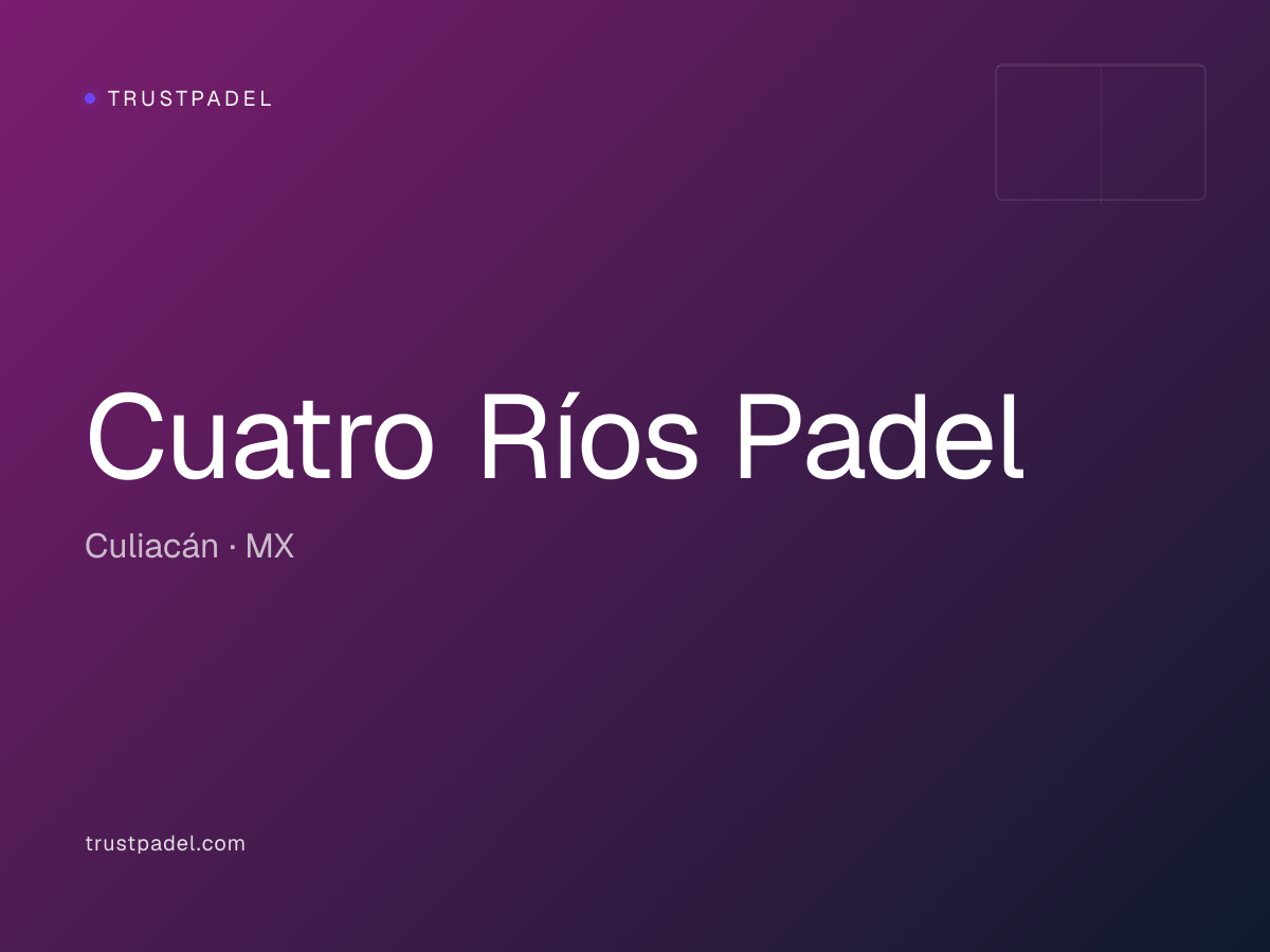 Cuatro Ríos Padel padel club