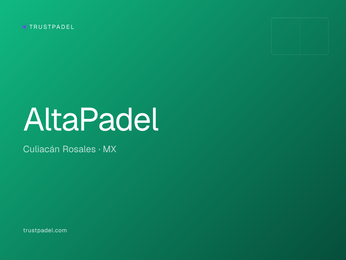 AltaPadel padel club