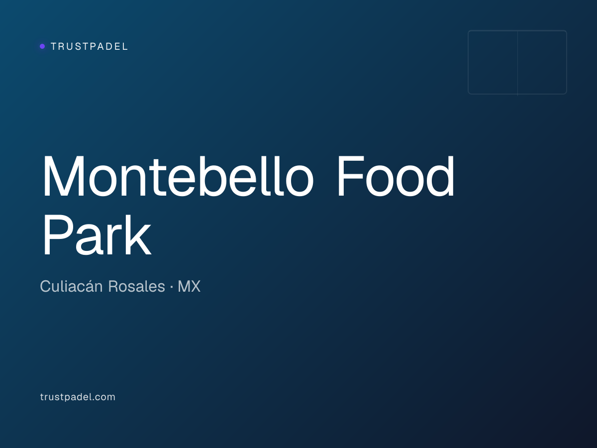 Montebello Food Park padel club