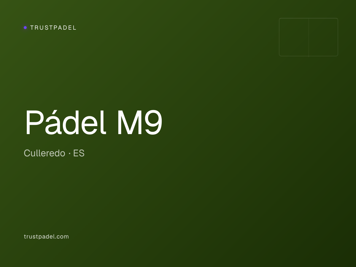 Pádel M9 padel club