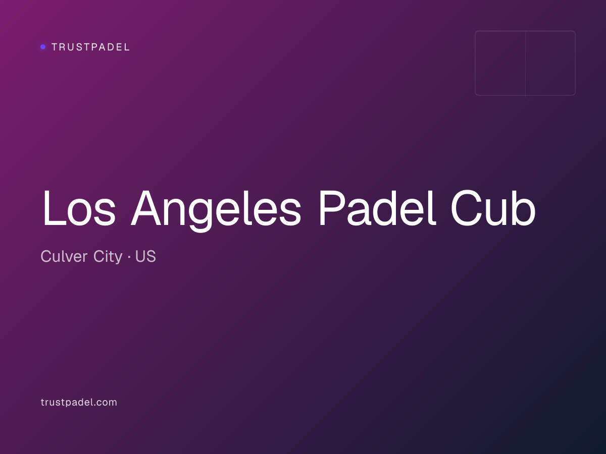 Los Angeles Padel Cub padel club
