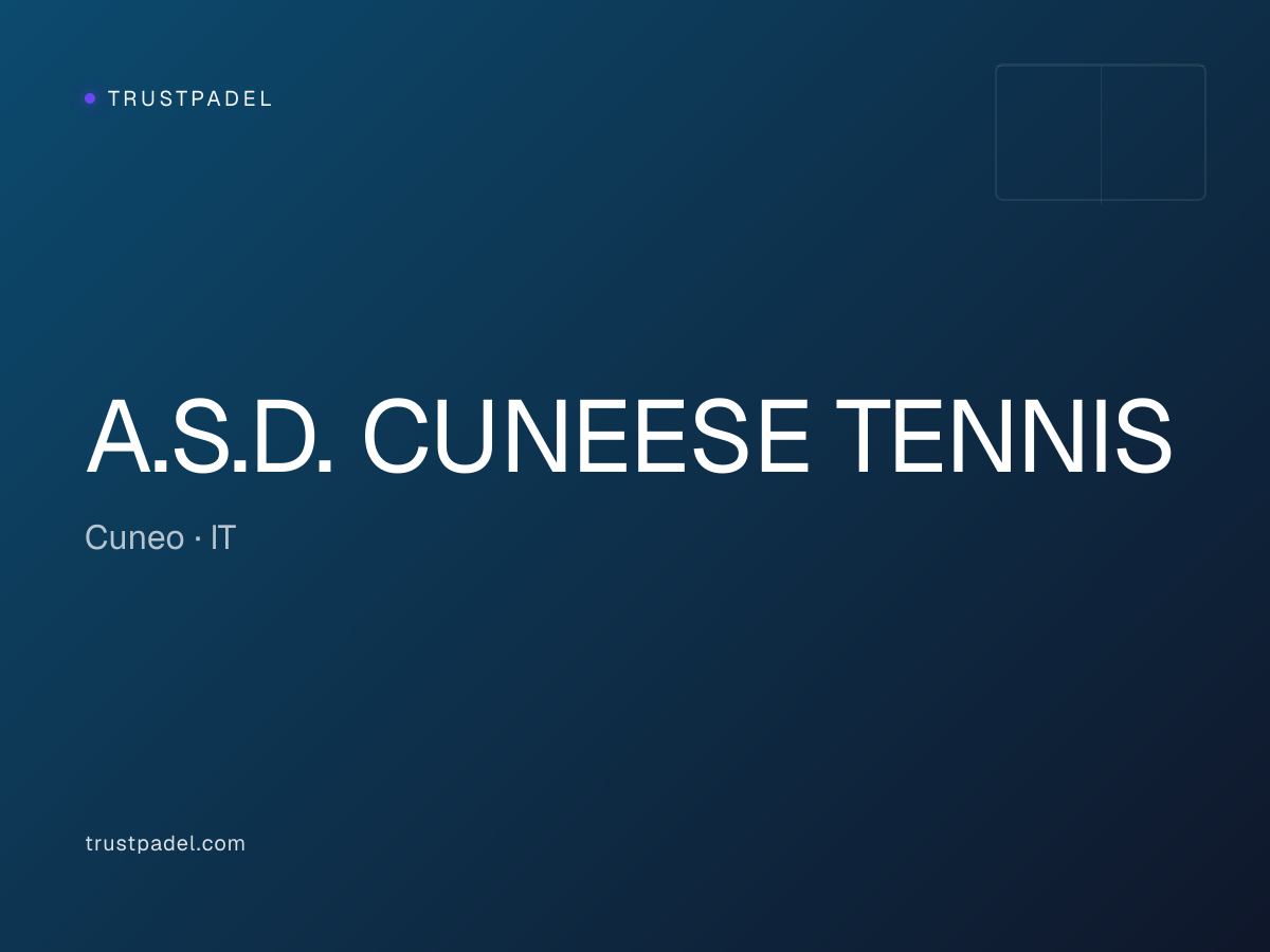 A.S.D. CUNEESE TENNIS padel club
