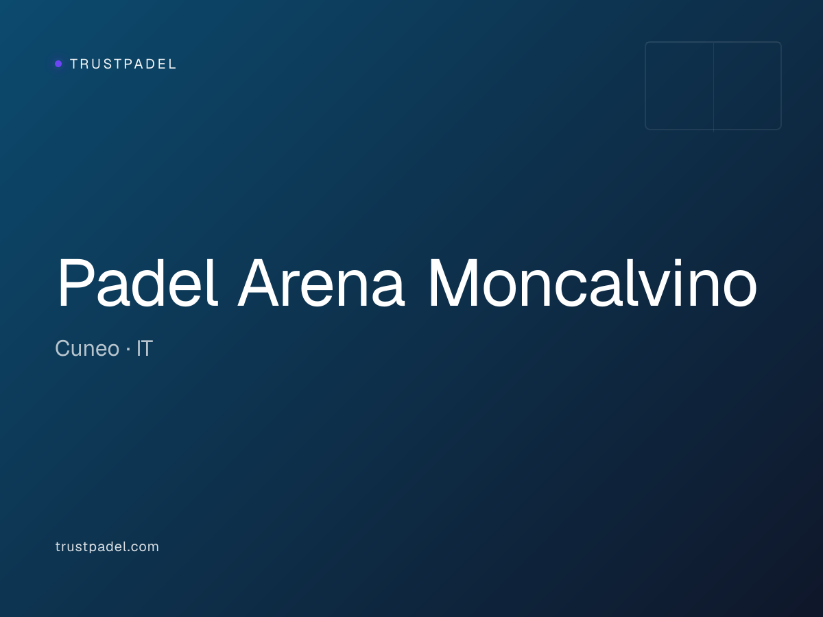 Padel Arena Moncalvino padel club