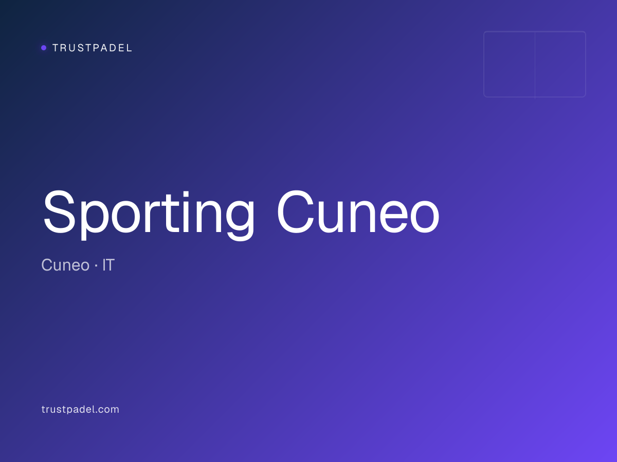 Sporting Cuneo padel club