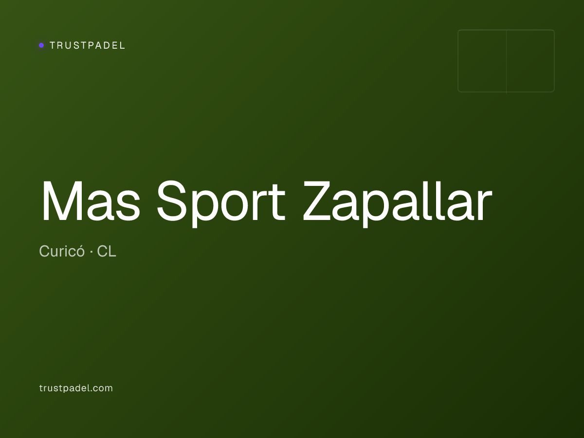 Mas Sport Zapallar padel club