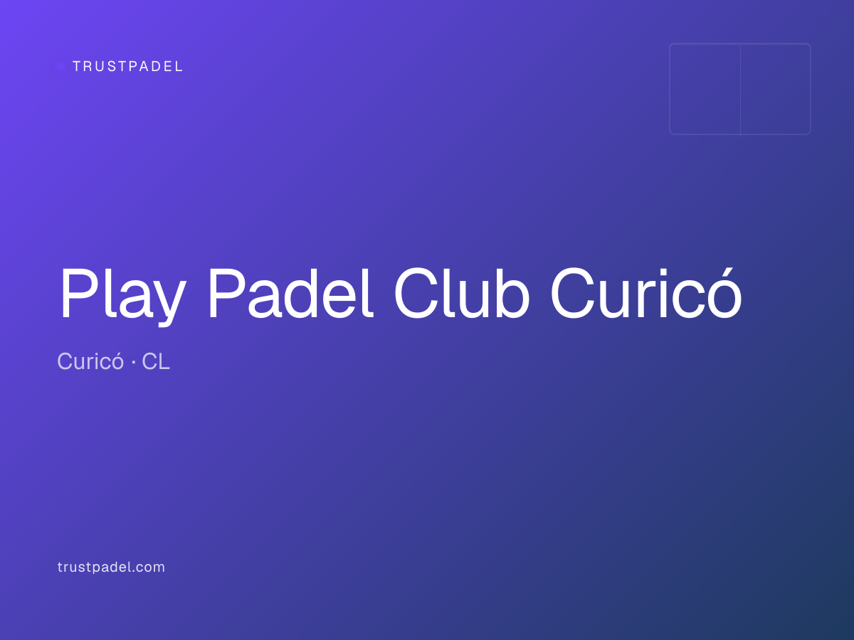 Play Padel Club Curicó padel club