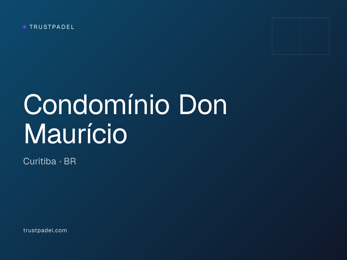 Condomínio Don Maurício padel club