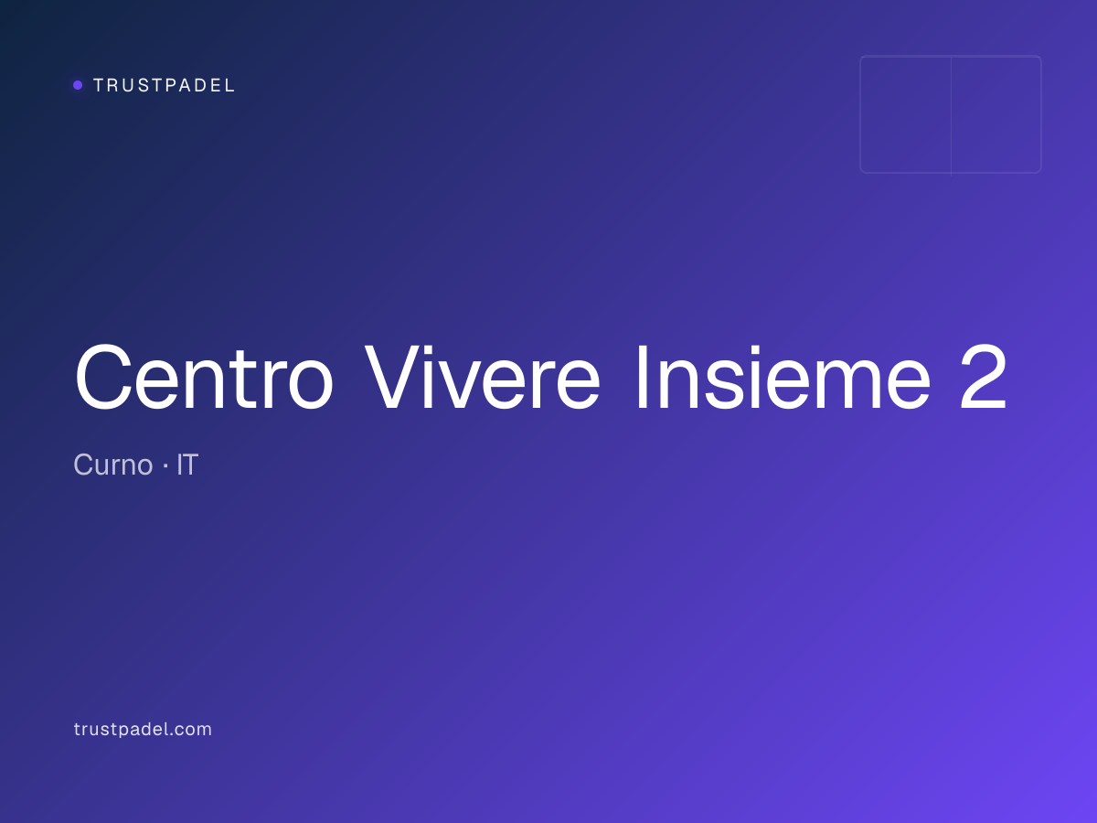 Centro Vivere Insieme 2 padel club