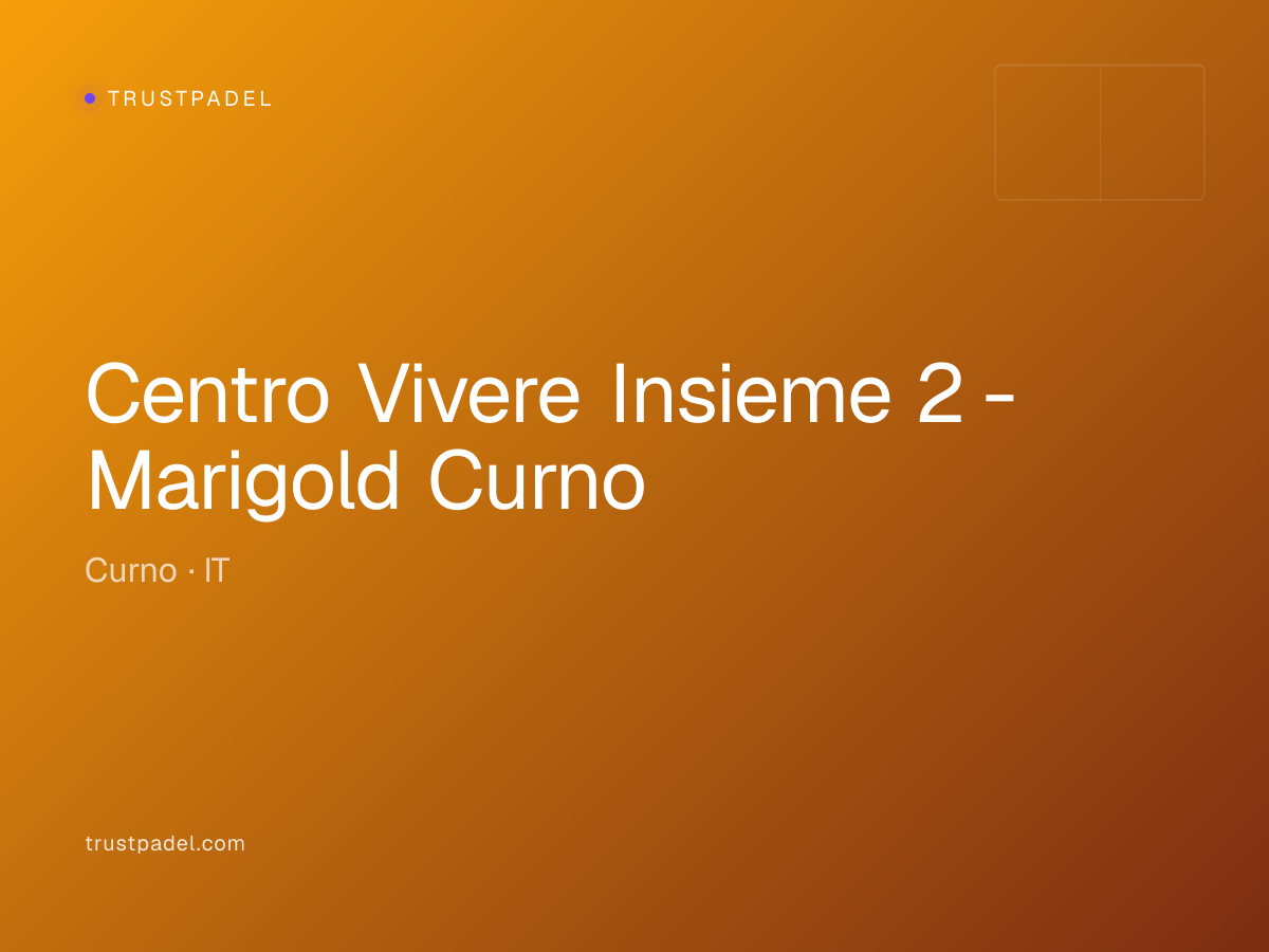Centro Vivere Insieme 2 - Marigold Curno padel club
