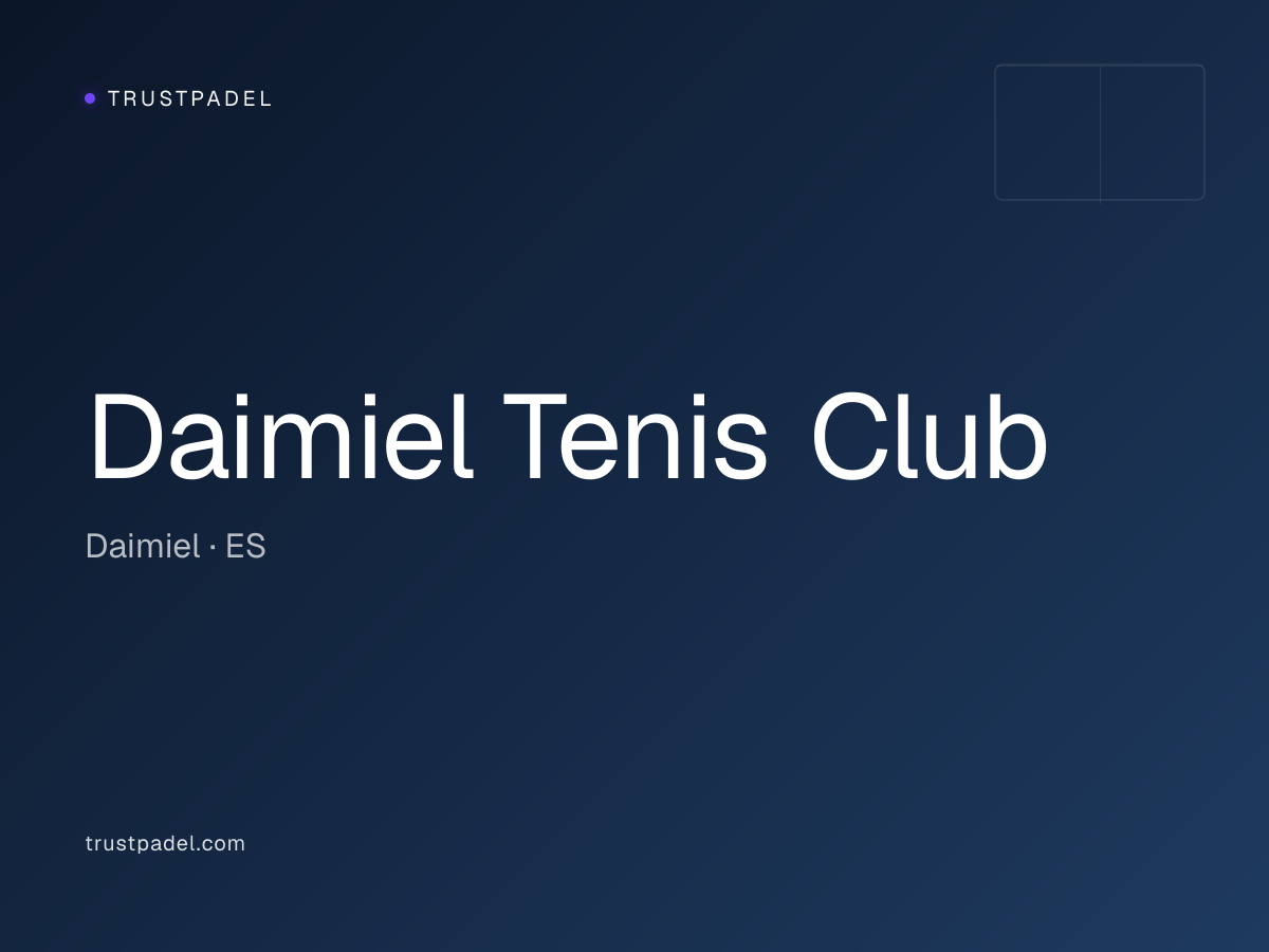 Daimiel Tenis Club padel club