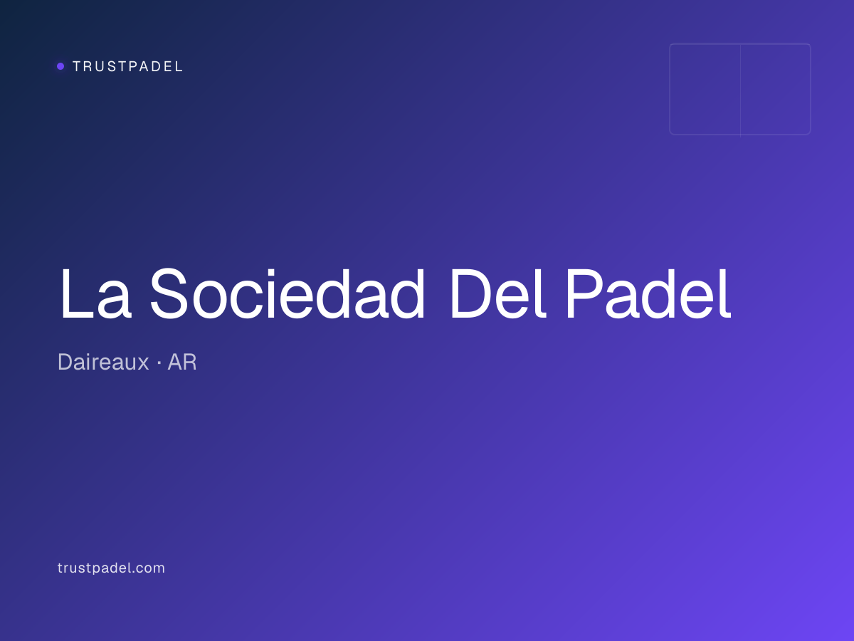 La Sociedad Del Padel padel club