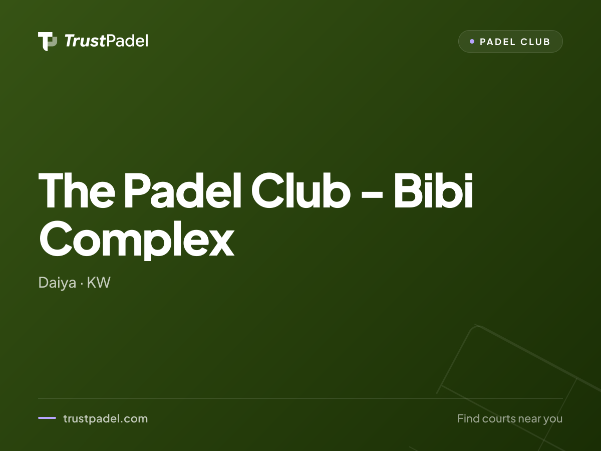 The Padel Club - Bibi Complex padel club