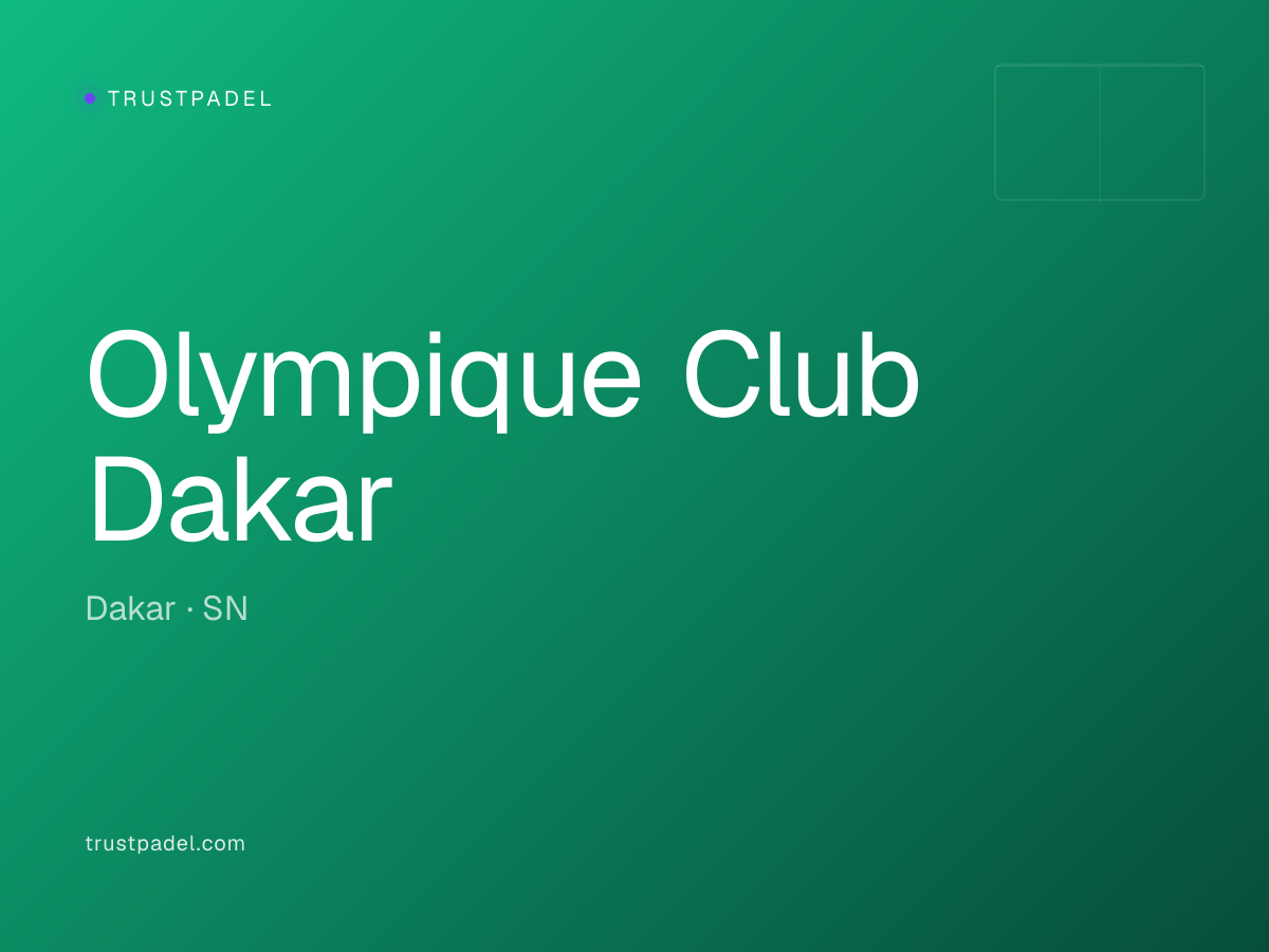 Olympique Club Dakar padel club