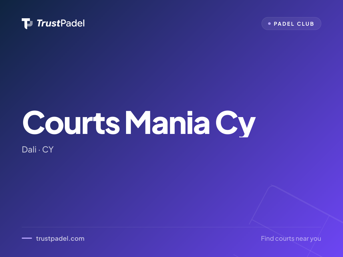 Courts Mania Cy padel club
