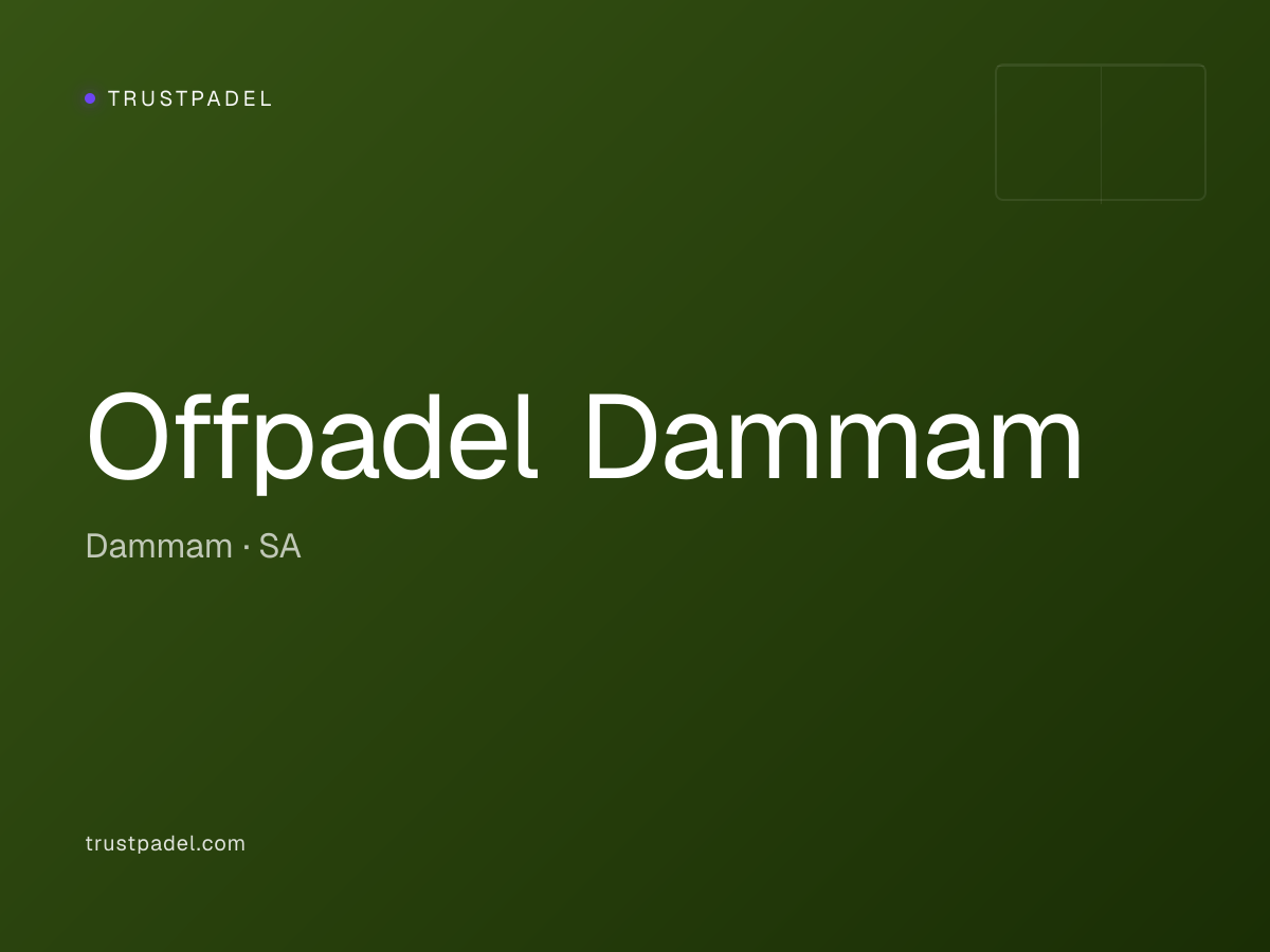 Offpadel Dammam padel club