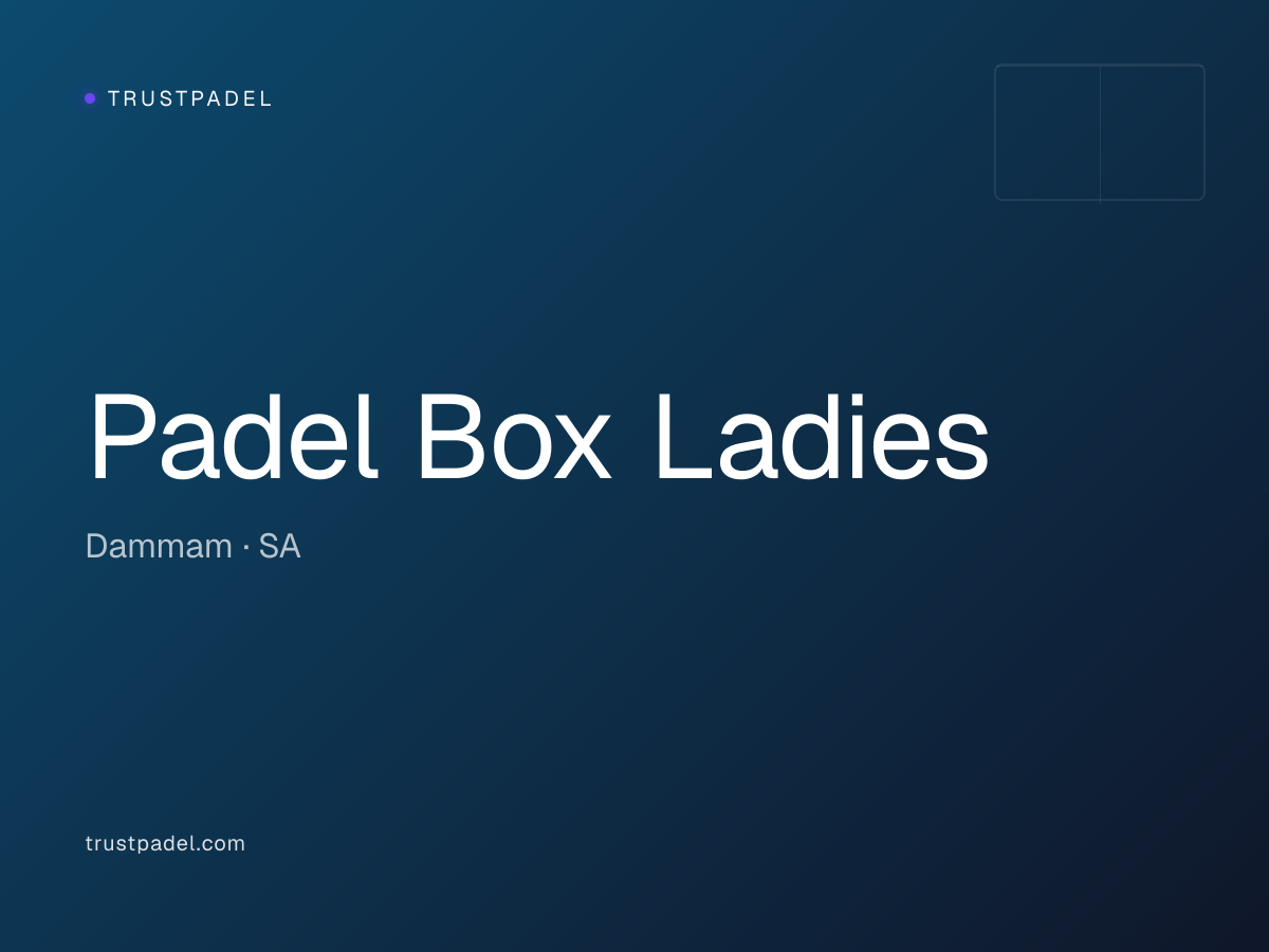 Padel Box Ladies padel club