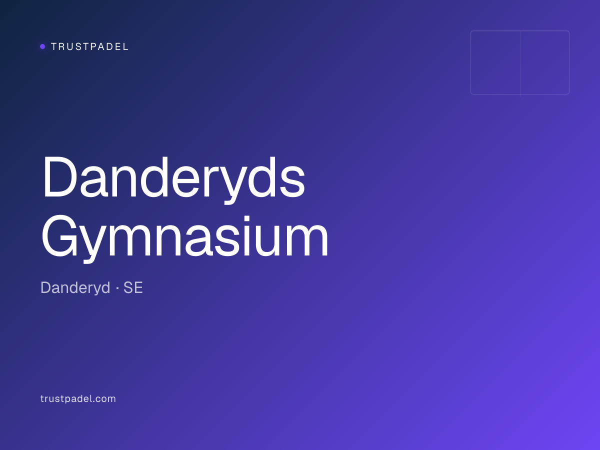 Danderyds Gymnasium padel club