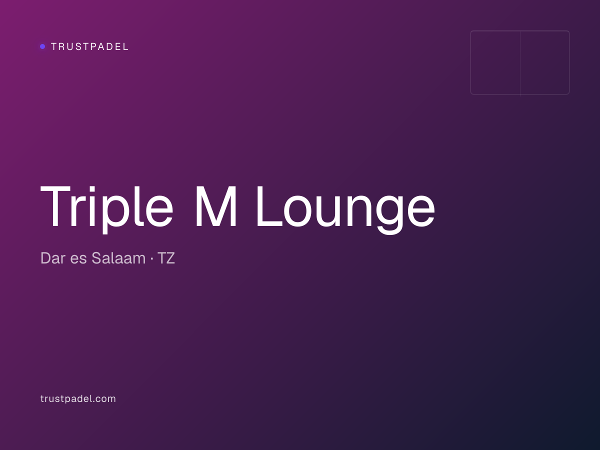 Triple M Lounge padel club