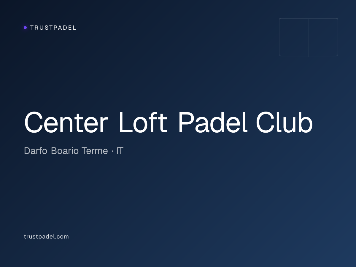 Center Loft Padel Club padel club