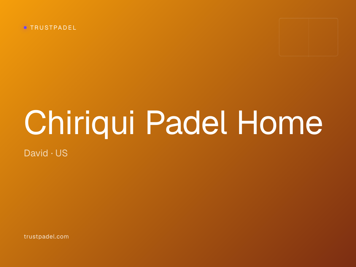 Chiriqui Padel Home padel club