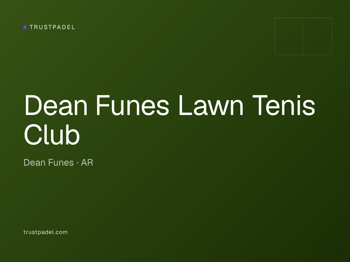 Dean Funes Lawn Tenis Club padel club