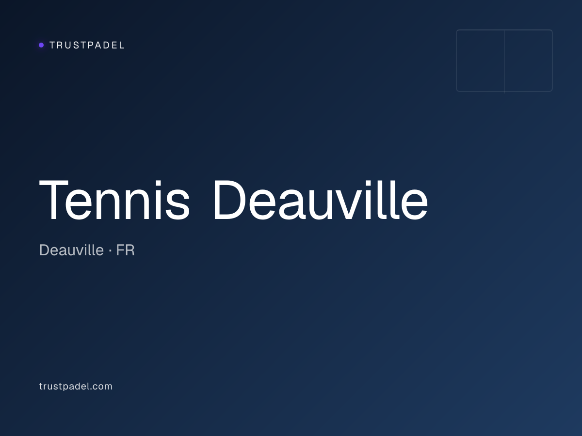 Tennis Deauville padel club