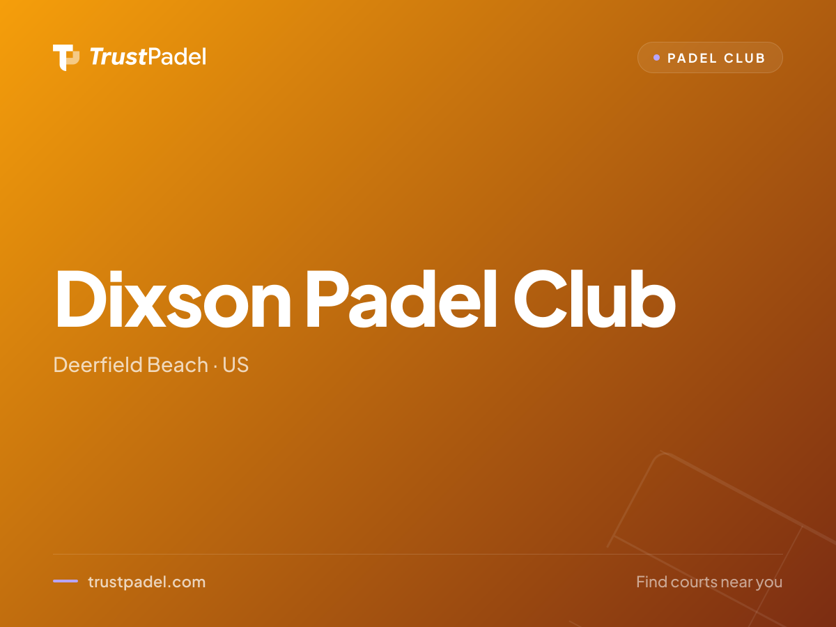 Dixson Padel Club padel club