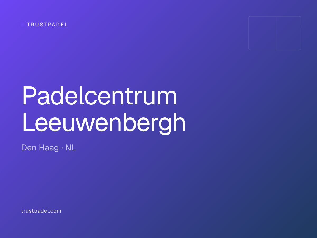 Padelcentrum Leeuwenbergh padel club
