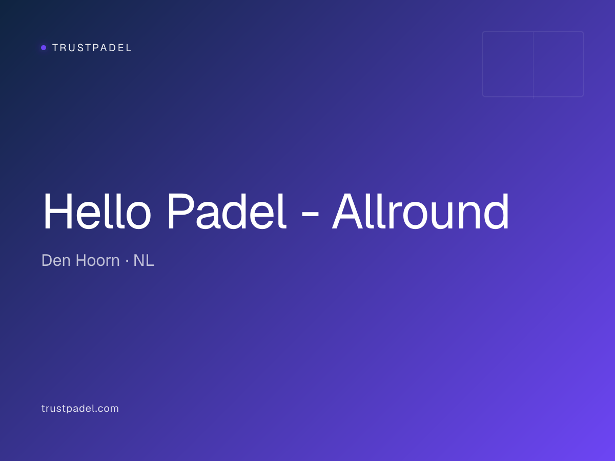 Hello Padel - Allround padel club