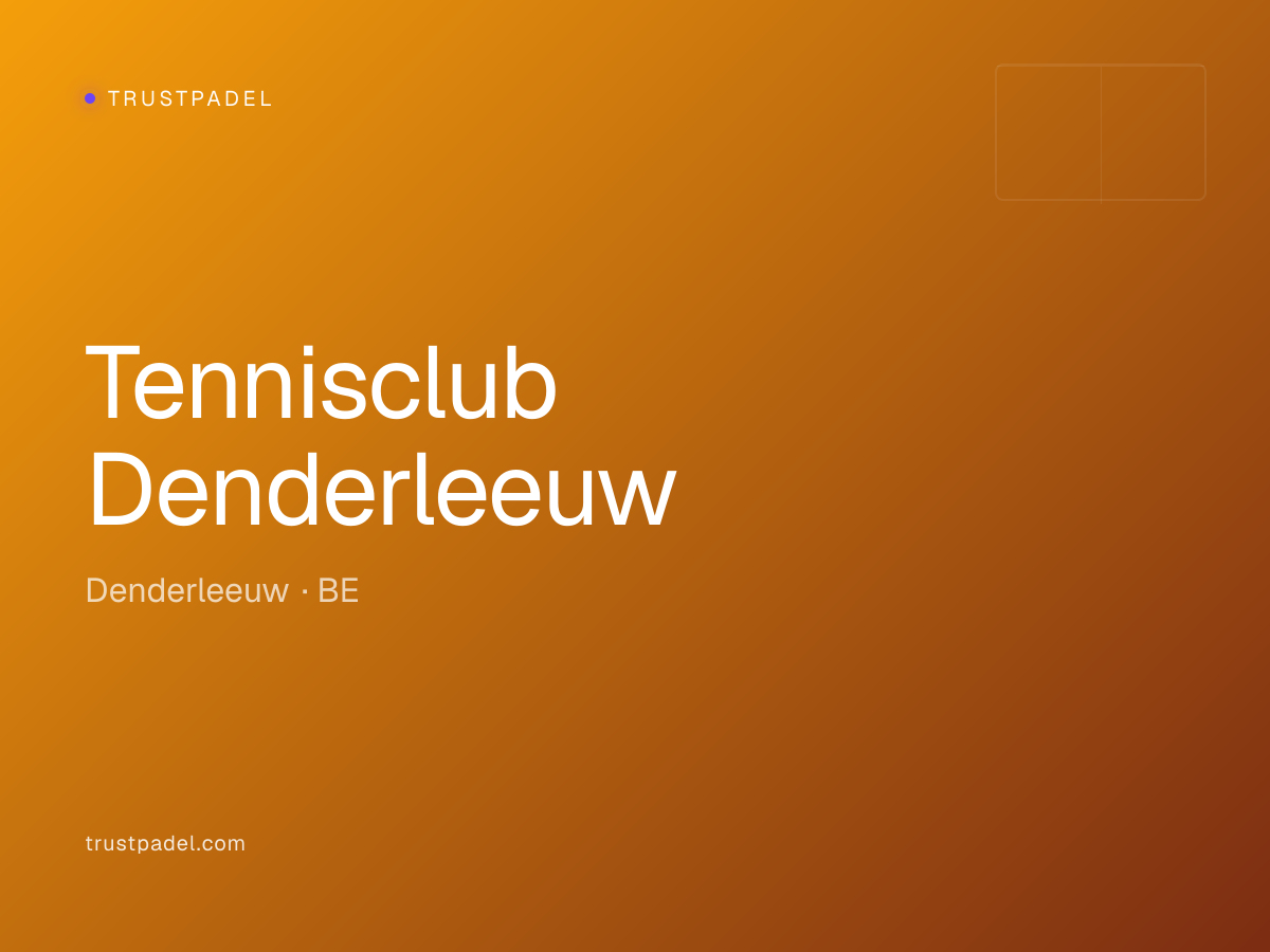 Tennisclub Denderleeuw padel club