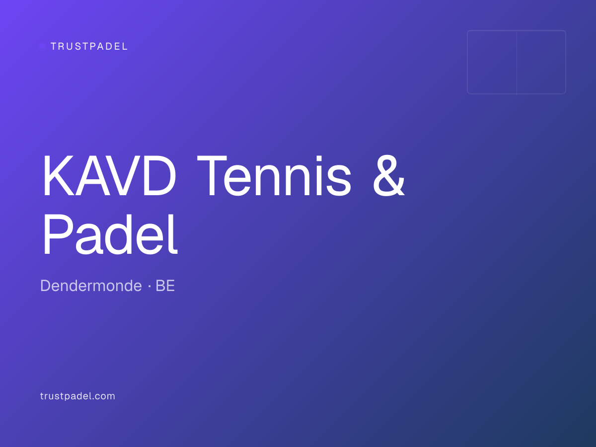 KAVD Tennis & Padel padel club