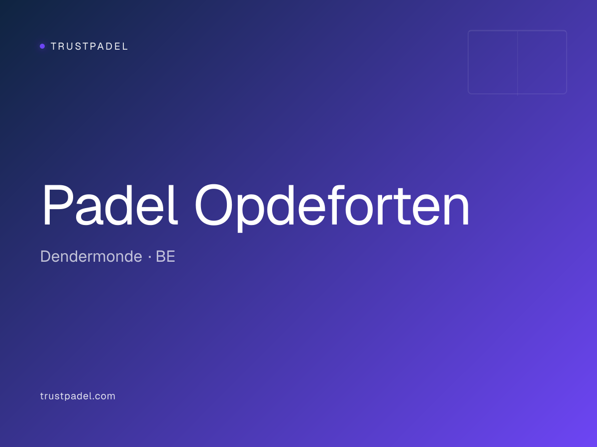Padel Opdeforten padel club