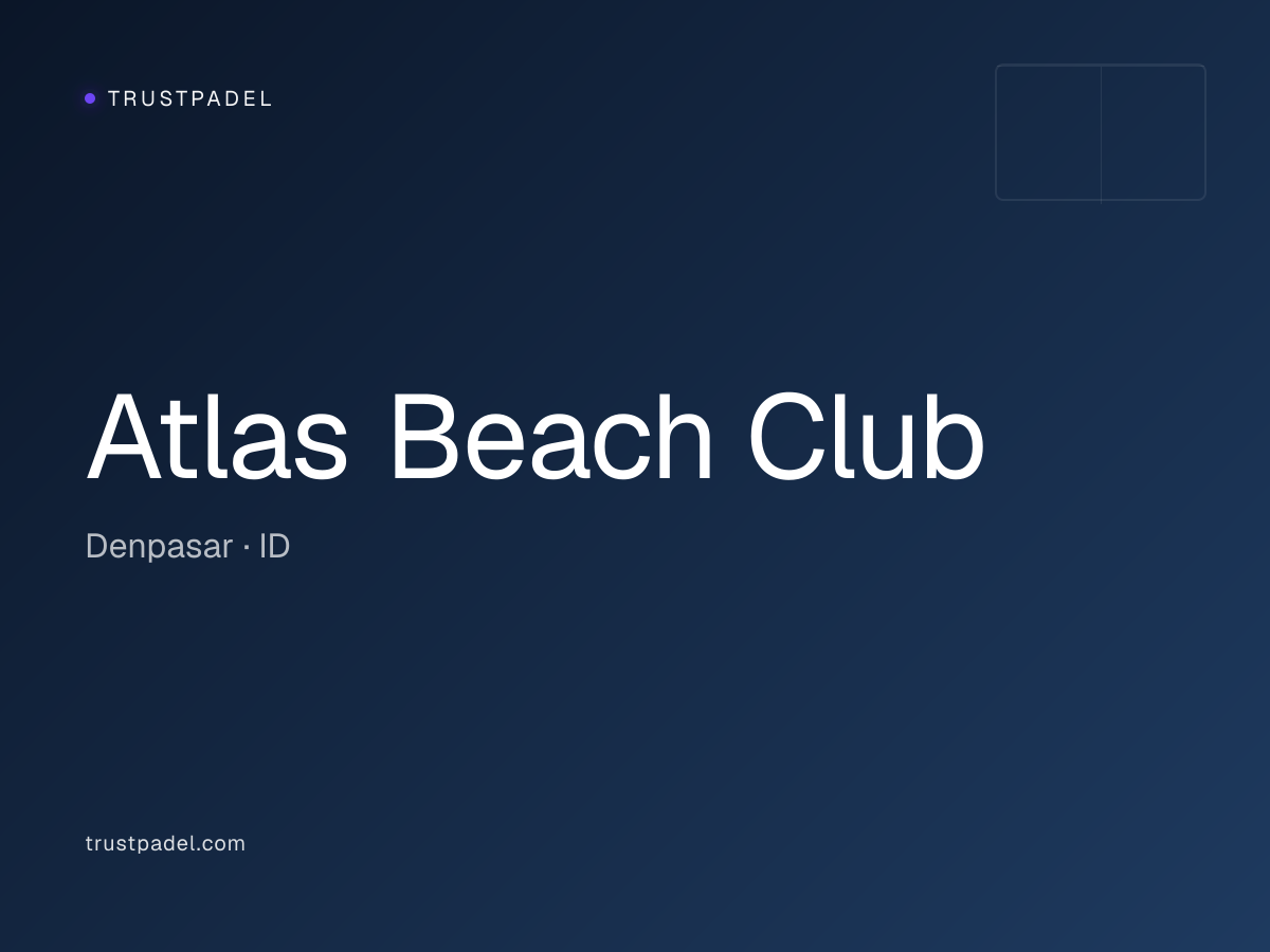 Atlas Beach Club padel club
