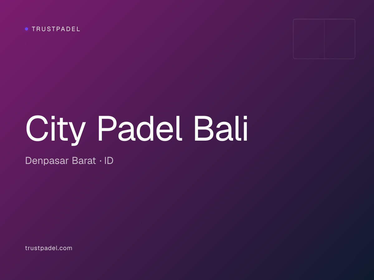 City Padel Bali padel club