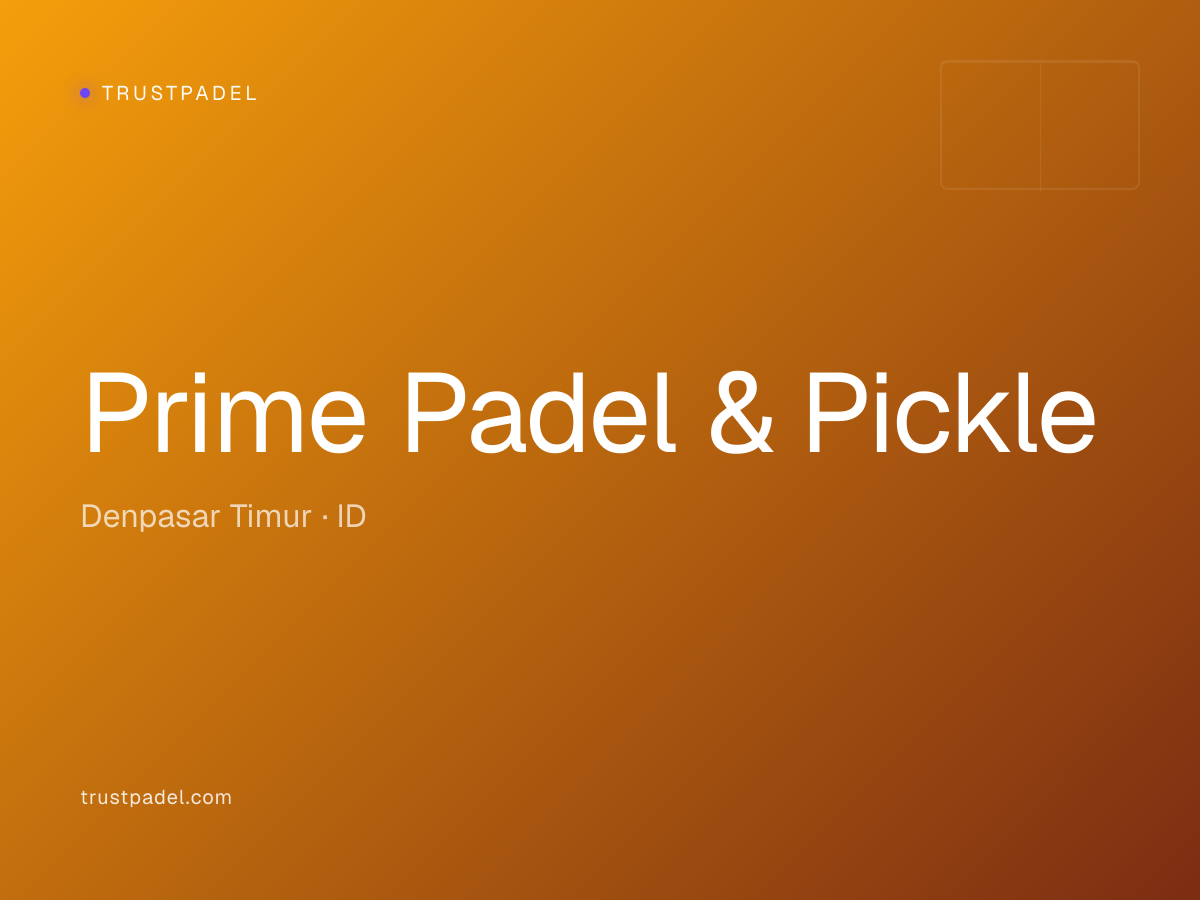 Prime Padel & Pickle padel club