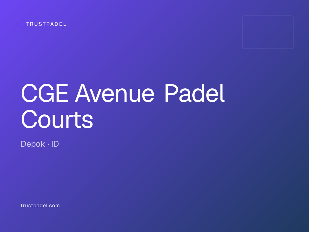 CGE Avenue Padel Courts padel club