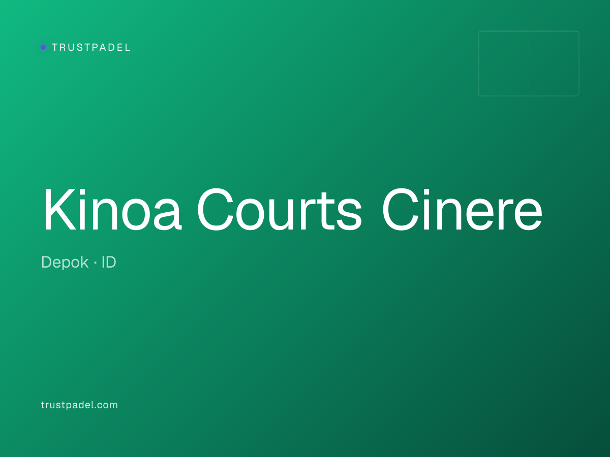 Kinoa Courts Cinere padel club