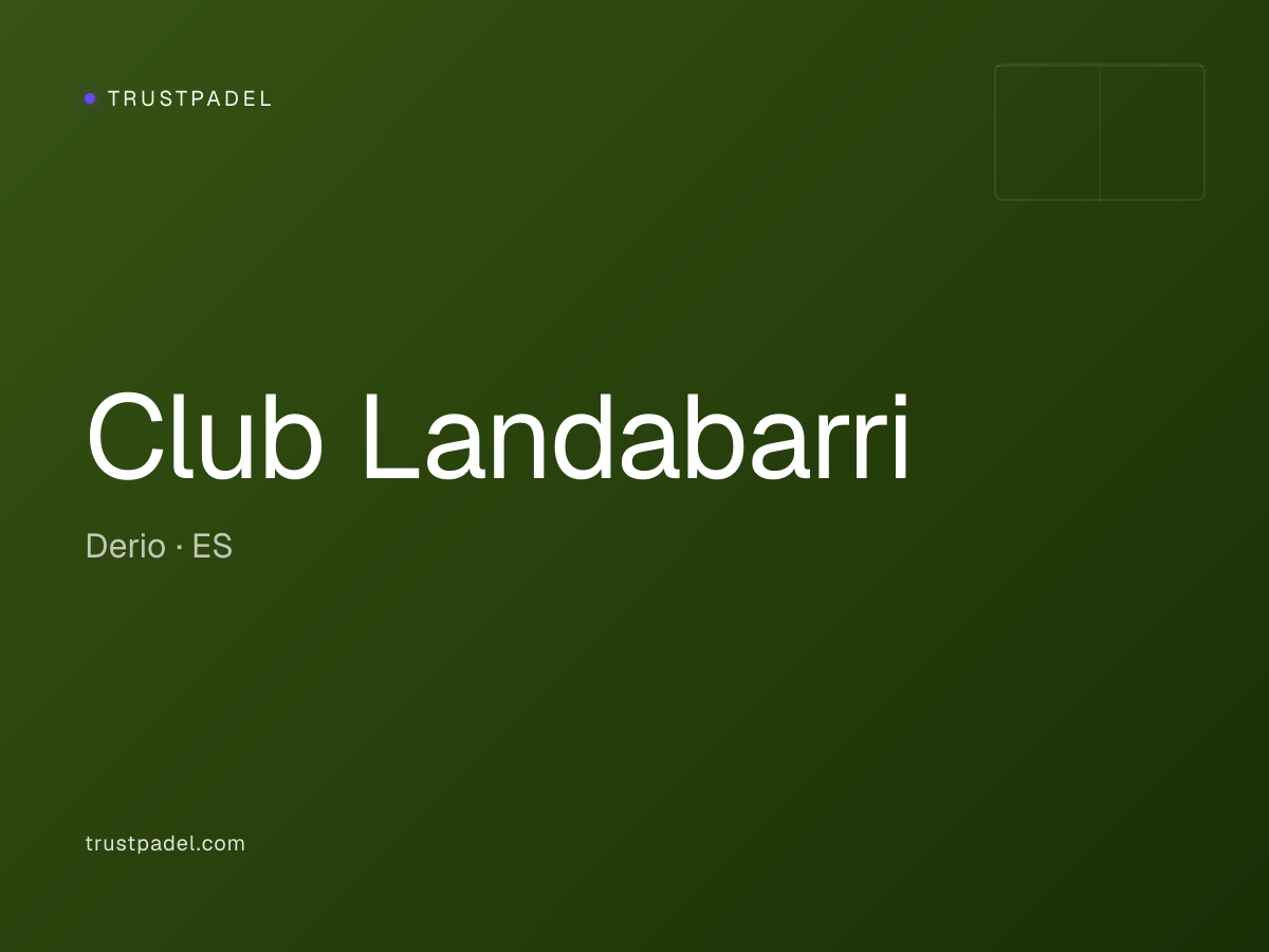 Club Landabarri padel club