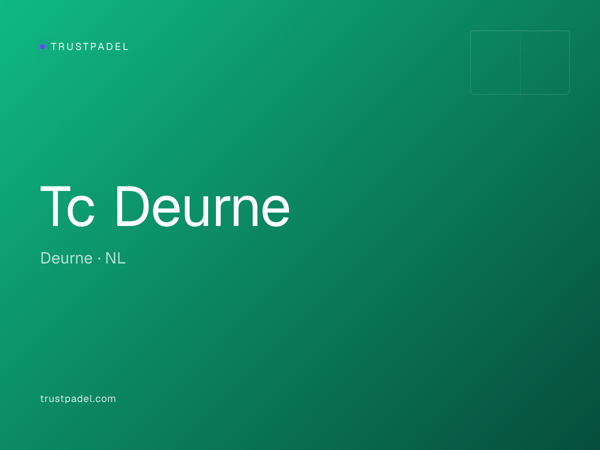 Tc Deurne padel club