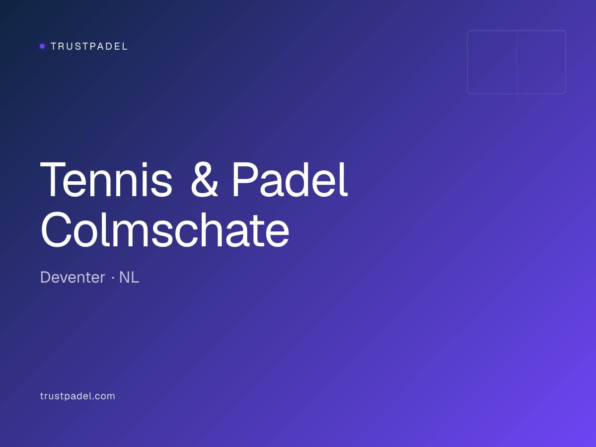Tennis & Padel Colmschate padel club