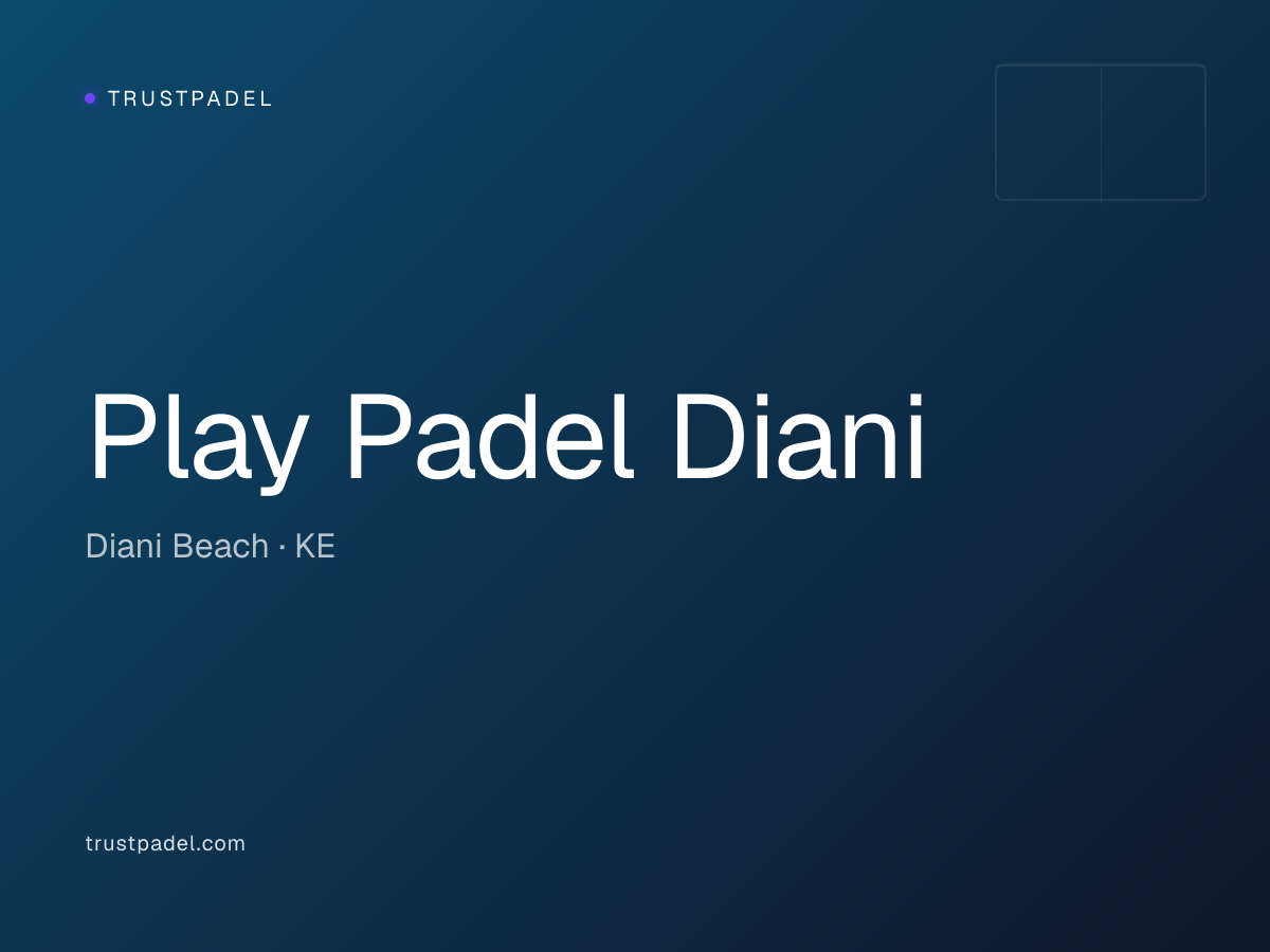 Play Padel Diani padel club