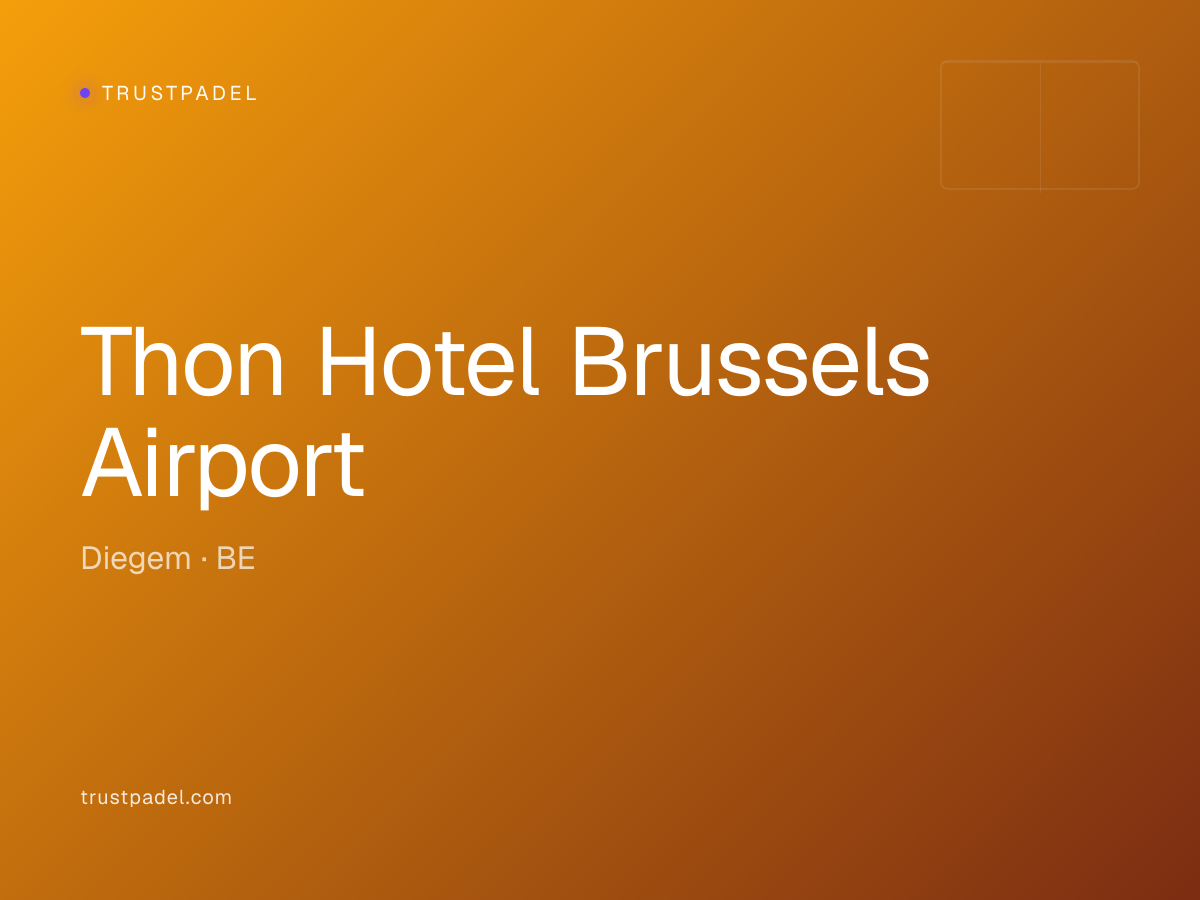 Thon Hotel Brussels Airport padel club