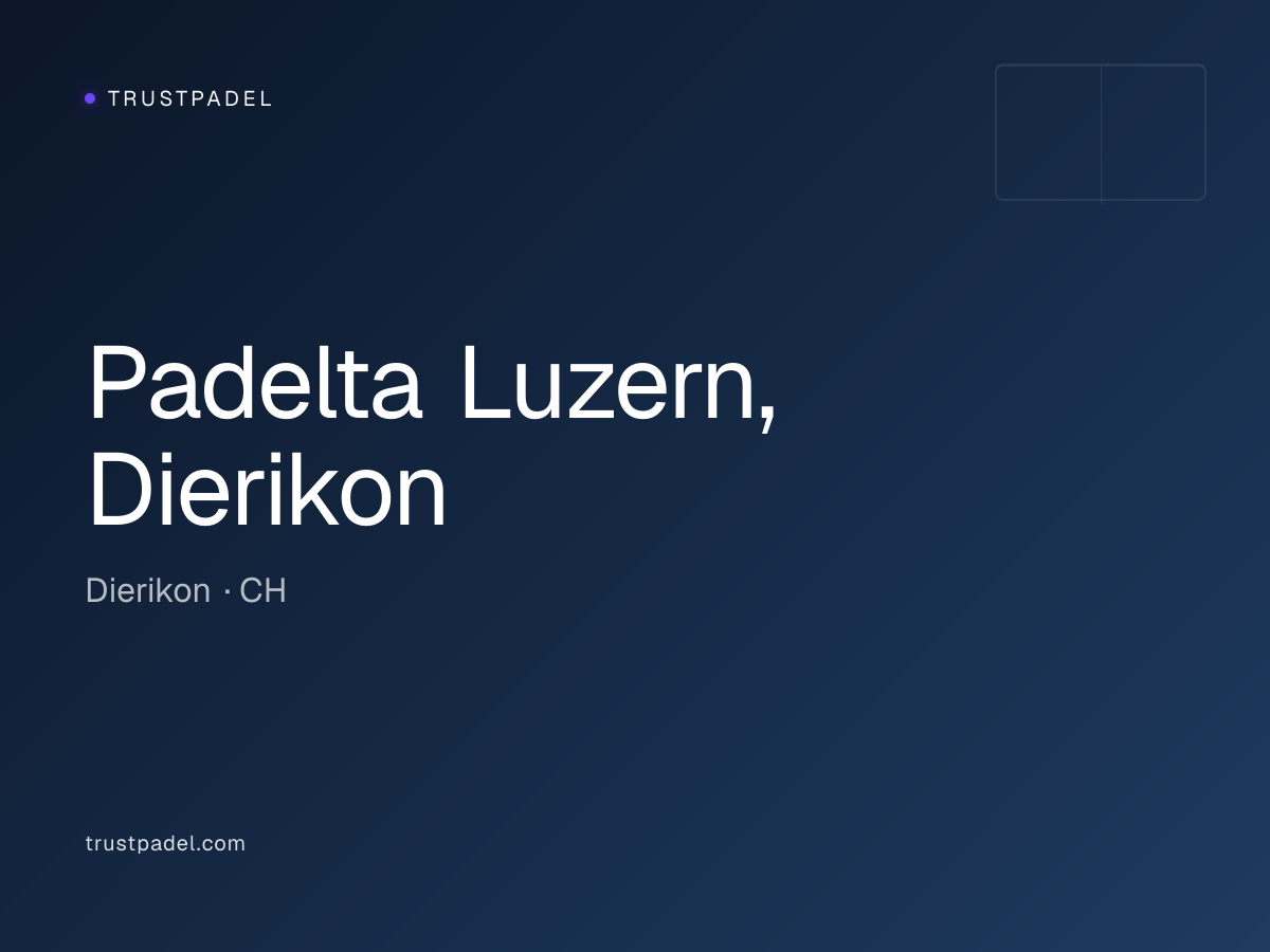 Padelta Luzern, Dierikon padel club