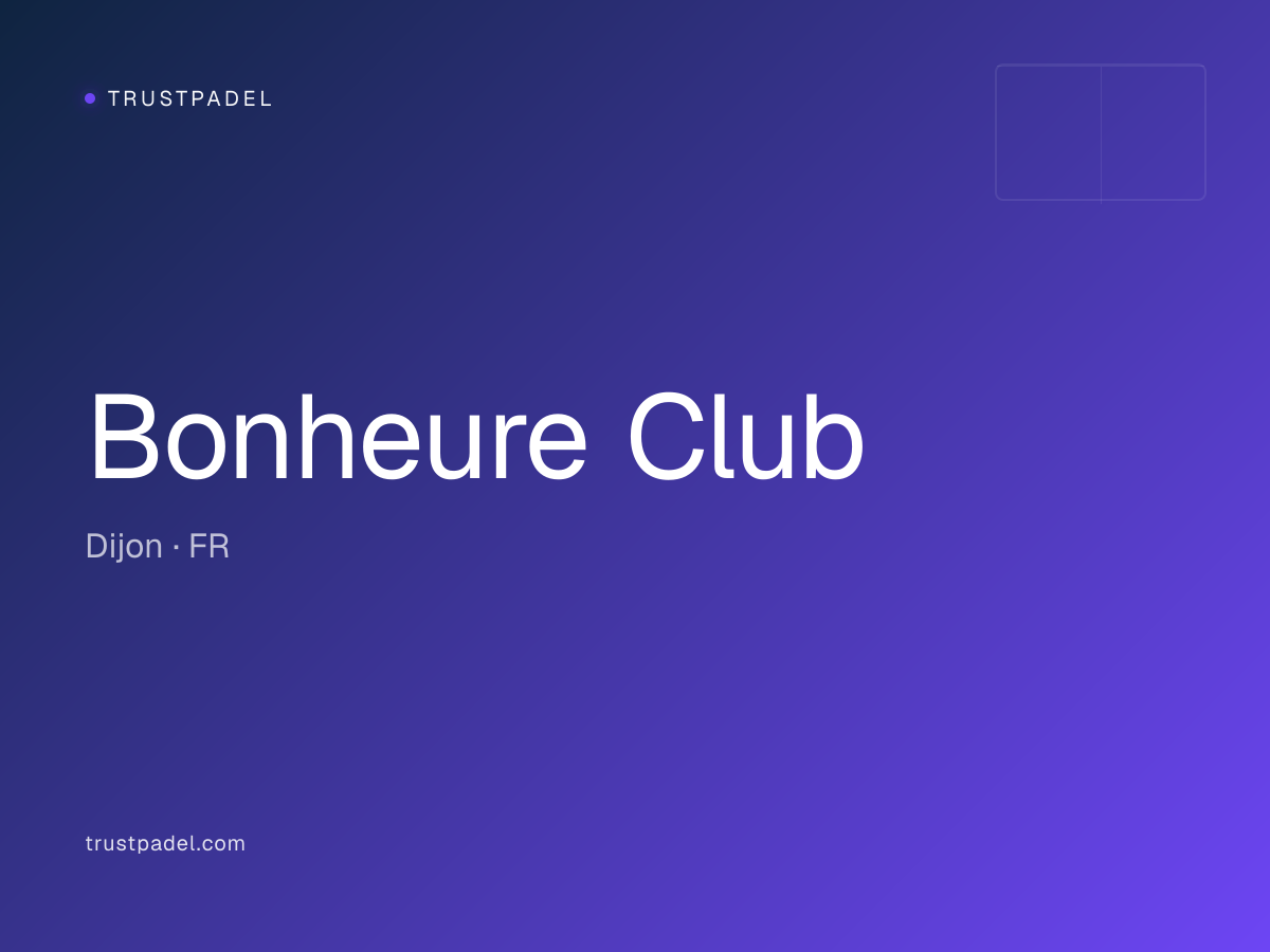 Bonheure Club padel club
